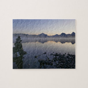 McDonald Lake bei Sunrise I Puzzle