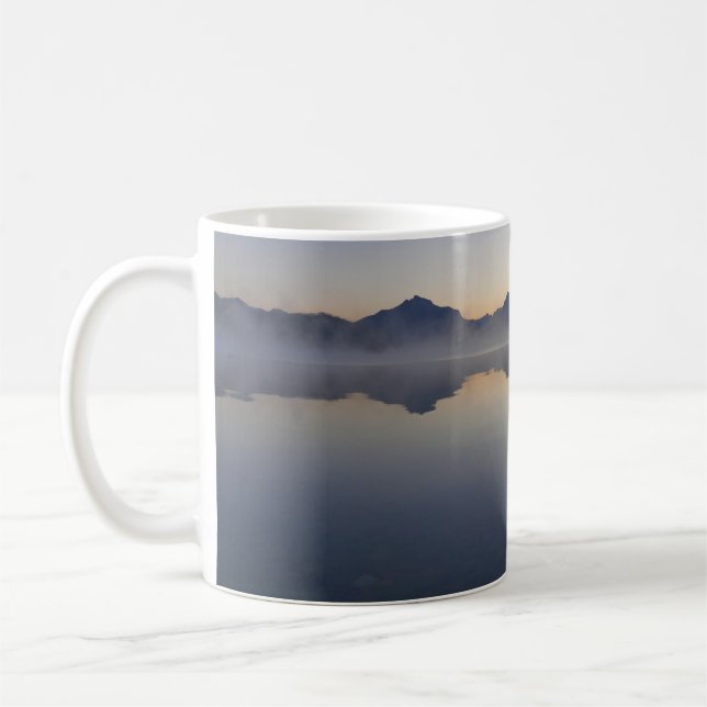 McDonald Lake bei Sunrise II Kaffeetasse (Links)
