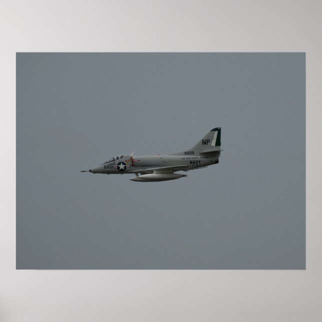 McDonnell Douglas A-4 Skyhawk. Poster (Vorne)