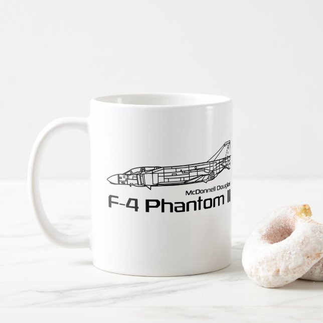 McDonnell Douglas F-4 Phantom II Kaffeetasse (Mit Donut)