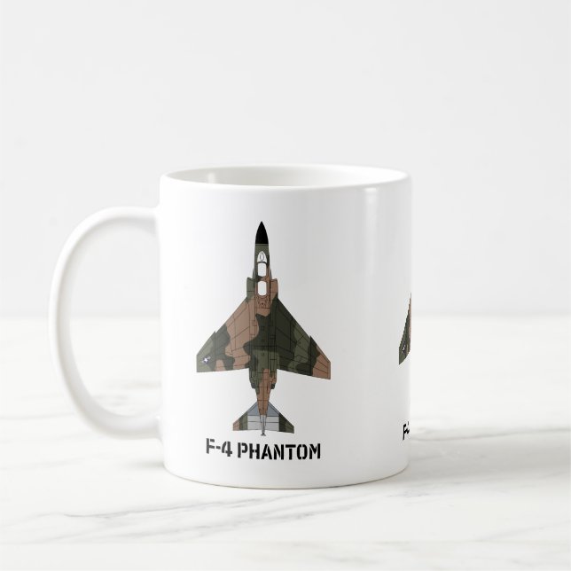 McDonnell Douglas F-4 Phantom II (SEA Camouflage) Kaffeetasse (Links)