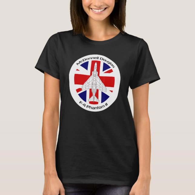 Mcdonnell Douglas F 4 Phantom II UK T-Shirt (Vorderseite)