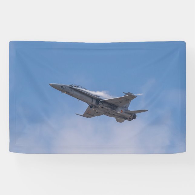 McDonnell Douglas F/A-18 Hornet Banner (Horizontal)