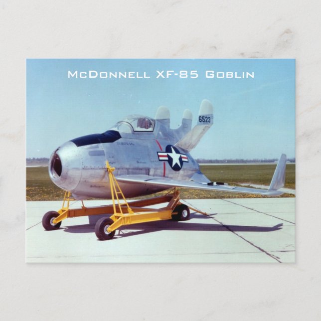McDonnell XF-85 Goblin Postcard Postkarte (Vorderseite)