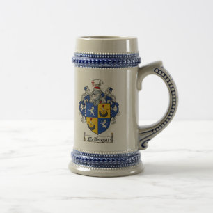 McDougall Wappen Stein Bierglas