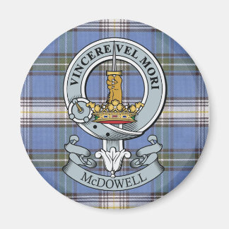 McDowell Wappen + Tartan Magnet