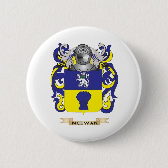 McEwan Wappen (Familienwappen) Button (Vorderseite)