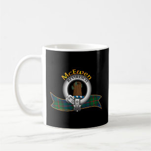 Mcewen Clan Tartan Wappen Motto Kaffeetasse
