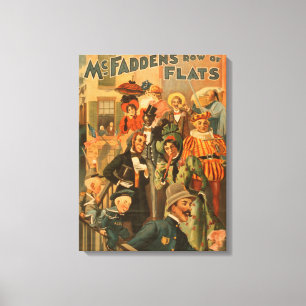 McFadden's Reihe von Wohnungen neue Ausgabe Theate Leinwanddruck