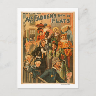 McFadden's Reihe von Wohnungen neue Ausgabe Theate Postkarte
