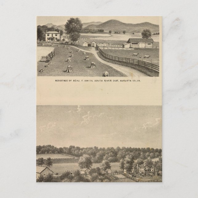 McFarland, Smith Residenzen Postkarte (Vorderseite)