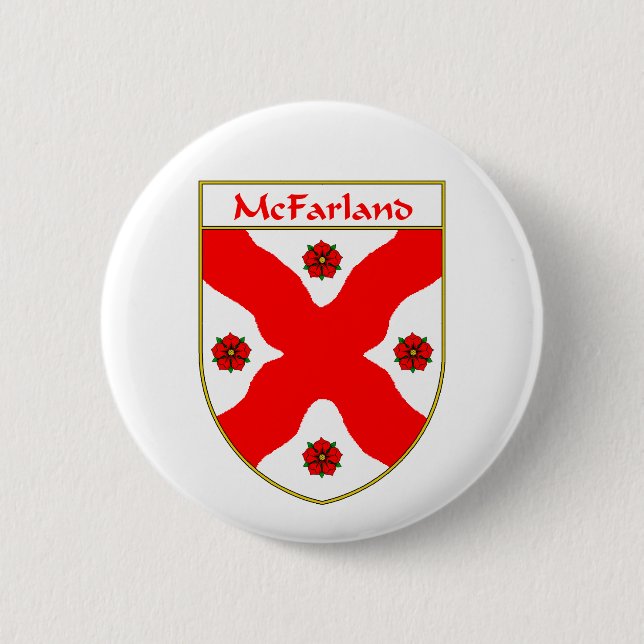 McFarland Wappen/Familienwappen Button (Vorderseite)