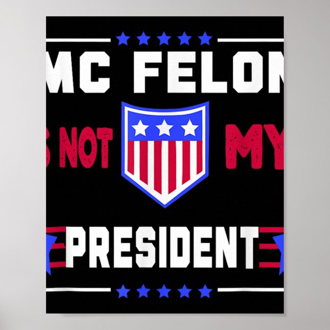 Mcfelon ist nicht mein Präsident Poster (Vorne)