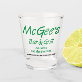 McGee's Bar & Grill, Rolling Meadows, Illinois Schnapsglas