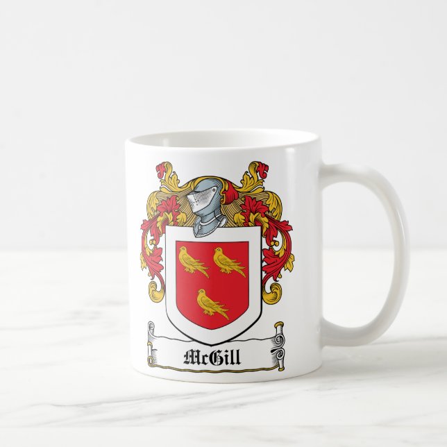 McGill Familienwappen Kaffeetasse (Rechts)