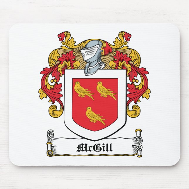 McGill Familienwappen Mousepad (Vorne)