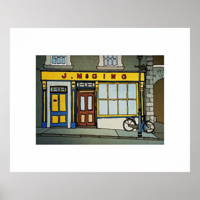 McGing's Bar, Westport, Irland Poster (Vorne)