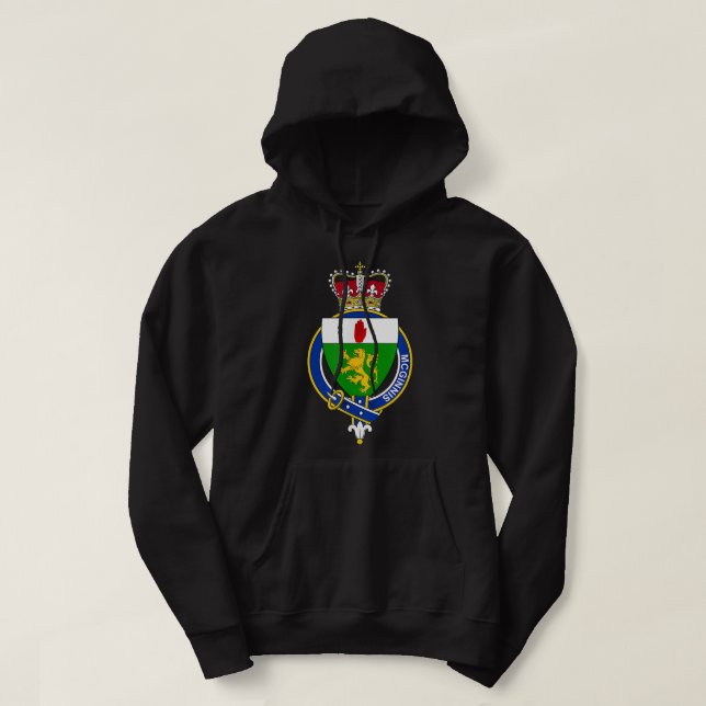 McGinnis-Wappen-Familienwappen  Hoodie (Design vorne)