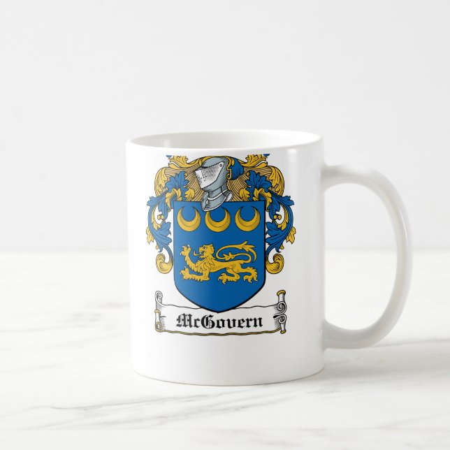 McGovern Familienwappen Kaffeetasse (Rechts)