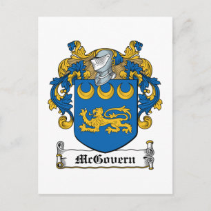 McGovern-Familienwappen Postkarte