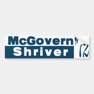 McGovern Shriver 1972 Autoaufkleber
