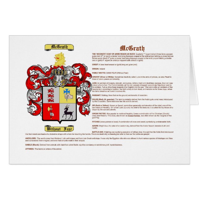 McGrath (Bedeutung) (Vorderseite (Horizontal))