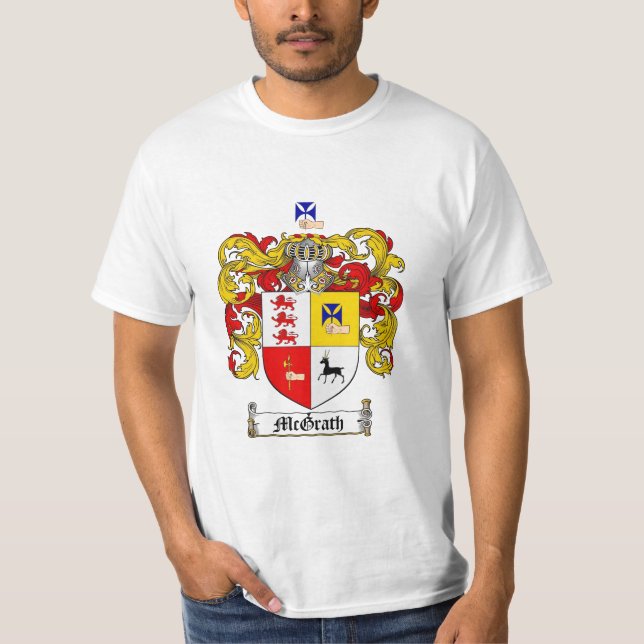Mcgrath Familienwappen - Mcgrath Wappen T-Shirt (Vorderseite)
