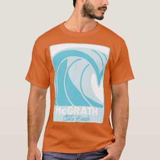 McGrath Staat Beach California Atlantic Ocean FL C T-Shirt