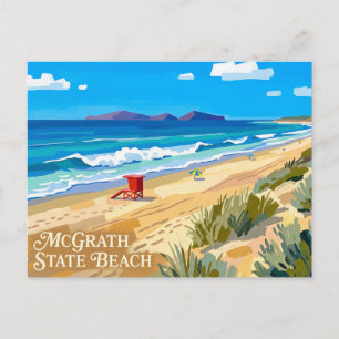McGrath State Beach, Kalifornien Postkarte