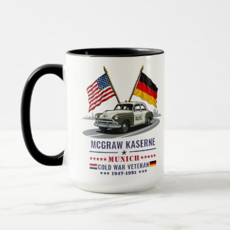 McGraw Kaserne München Cold War Veteran MP Tasse