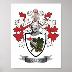 McGregor-Familienwappen-Wappen Poster