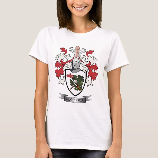 McGregor Familienwappen-Wappen T-Shirt (Vorderseite)