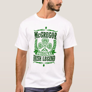 McGregor Name St. Patrick's Day Irish Legend Shamr T-Shirt