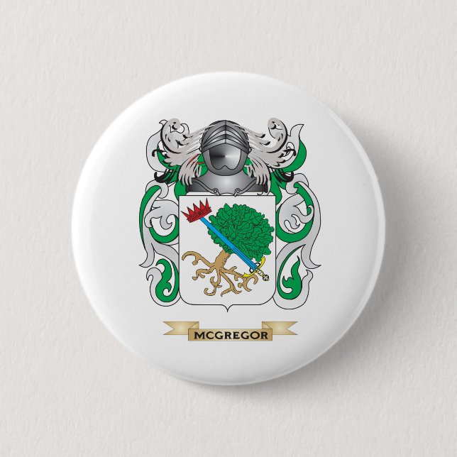 McGregor Wappen (Familienwappen) Button (Vorderseite)