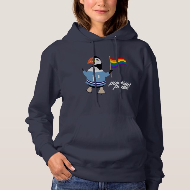 McGuffin Puffin Pride Hoodie (Vorderseite)