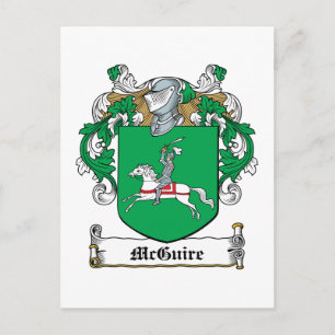 McGuire-Familienwappen Postkarte