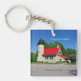 Mcgulpin Point Lighthouse Acrylschlüsselkette Schlüsselanhänger