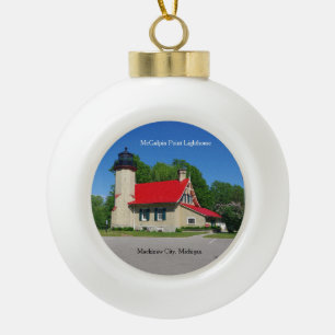 McGulpin Point Lighthouse Ballverzierung Keramik Kugel-Ornament