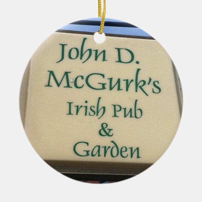 McGurk's, St. Louis, Irish Pub, Weihnachtsschmuck (Vorne)