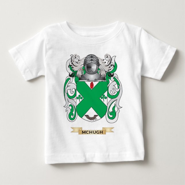 McHugh Wappen (Familienwappen) Baby T-shirt (Vorderseite)