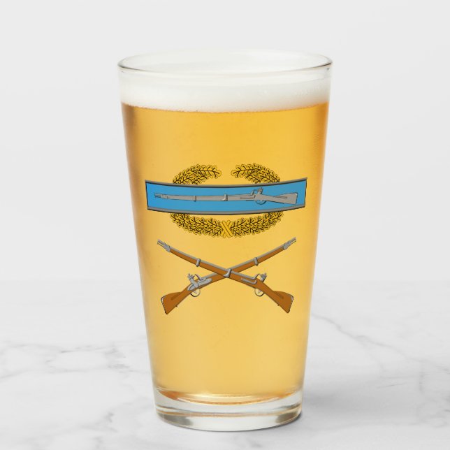 MCIB Master Combat Infantry Abzeichen Glas (Vorne (Gefüllt))