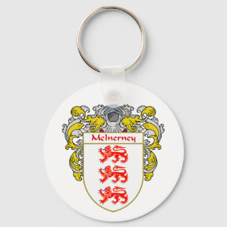 McInerney-Wappen (mantled) Schlüsselanhänger