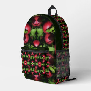 McIntosh Äpfel auf dem Baum Abstrakt Personalisier Bedruckter Rucksack