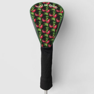 McIntosh Apples Nature Pattern Personalisiert Golf Headcover