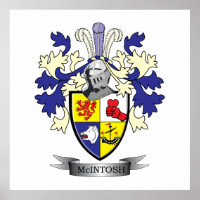 McIntosh Family Crest Coat of Arms