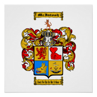 McIntosh (Schottisch) Poster