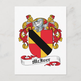 McIver-Familienwappen Postkarte