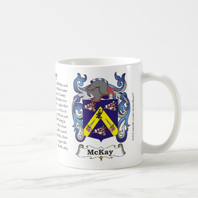 McKay, der Ursprung, die Bedeutung und das Wappen Tasse (Rechts)