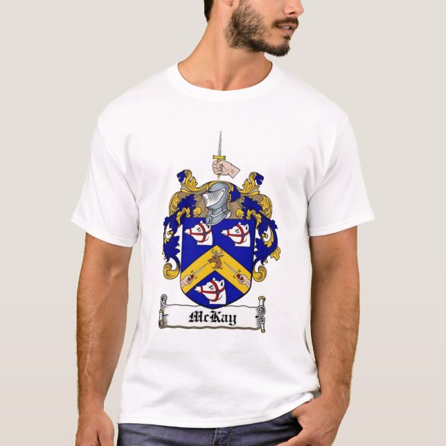 Mckay-Familienwappen, Wappen T-Shirt (Vorderseite)