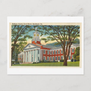 McKean Landkreis Court House in Smethport, Penn., Postkarte